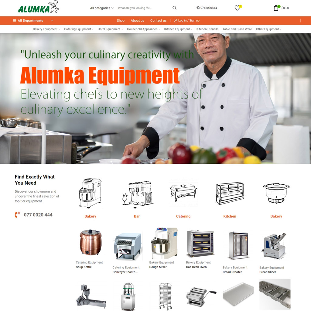 Alumka Equipment Pvt Ltd-New website design